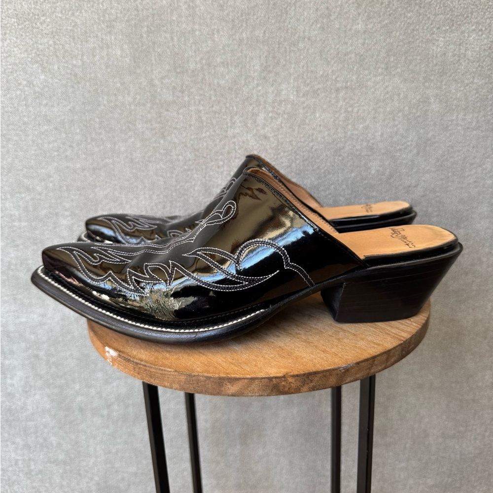 Leddy Vaquero Handmade Boots Women’s Leather Western Mules Size 9